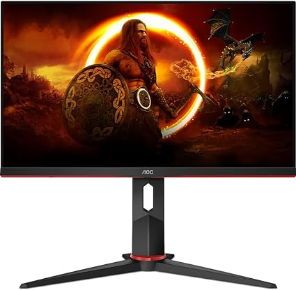 Monitor Gamer AOC Hero 24″ 165Hz 1ms Ajuste de Altura 24G2S/BK