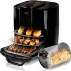 Fritadeira Elétrica Masterchef Oven By Mallory 12 Litros Com 1700W, Paneil LED, Multi Função Air Fryer, Forno e Desidratador – 127V