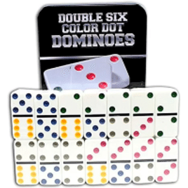 Jogo de Domino na Lata – Caixa de Metal Super Luxo – Domino Osso