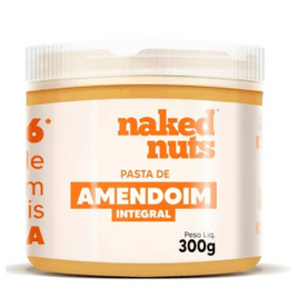 Pasta de Amendoim Integral (300g) – Naked Nuts