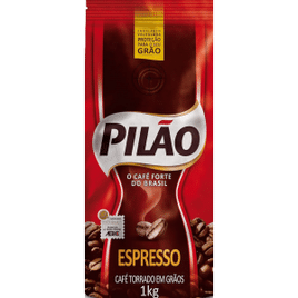 Pilão Café Torrado Em Grãos Espresso 1 kg