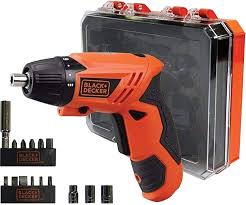 Black Decker Parafusadeira, Bateria 4.8V, com16 Acessórios, Modelo KC4815B, Bivolt