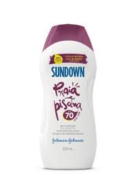 Sundown Protetor Solar Corpo e Rosto Praia e Piscina FPS 70, 200ml