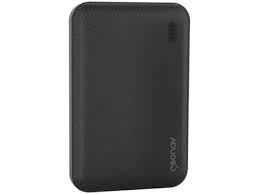 Geonav Power Bank, Carregador Portátil Universal 5.000mAh, 2 portas USB, Led Indicador de bateria, ES5KBK, Preto