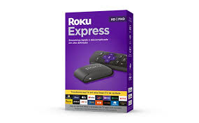 Roku Express | Dispositivo de streaming para TV HD/Full HD compatível com Alexa, Siri e Google. Inclui Cabo HDMI Premium