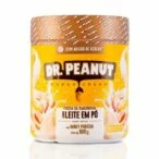 Pasta de Amendoim DR. Peanut Leite em Pó 600G – Com Whey Protein