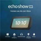 Echo Show 5 (3ª geração – 2023) | Smart display com Alexa, graves 2x mais potentes e som mais nítido | Cor Preta