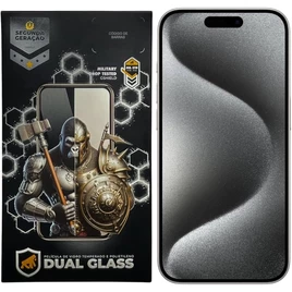 Película para iPhone 15 Pro – Dual Glass Preta – Gshield