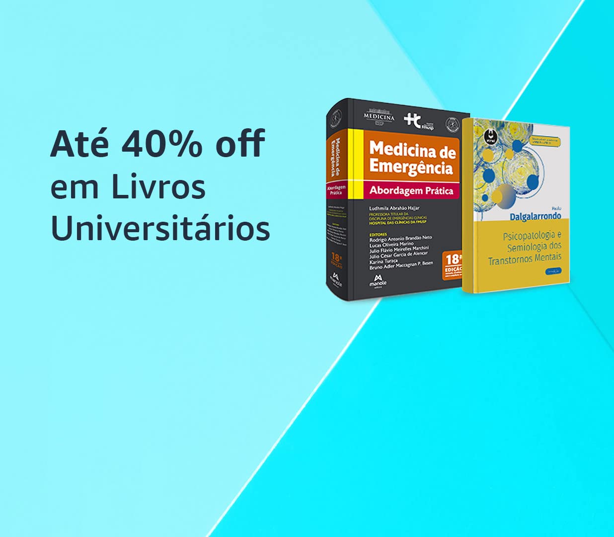 Até 40% off em Livros Universitários