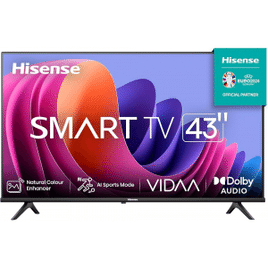 Hisense Smart TV FHD 43″ Polegadas 43A4N com DTS Virtual X, Game e Sports Mode, Controle por Voz, Share to TV e Compatível com Alexa