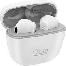 Fone de Ouvido Bluetooth Sem Fio TWS Air Sound Go 2.0 i2GO com Estojo De Carregamento – i2GO Plus