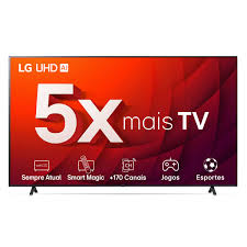 Smart TV 55″ 4K LG UHD ThinQ AI 55UR8750PSA HDR Bluetooth Alexa Google Assistente Airplay2 3 HDMI