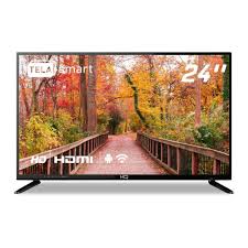 HQ Smart TV LED 24″ 2 HDMI 2 USB WI-FI Androind 11 e Processador Quad Core