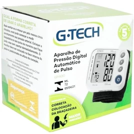 G-Tech Aparelho de pressão digital de pulso GP400, Branca