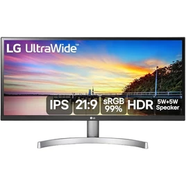 Monitor LG 29″ UltraWide Full HD Inclinação 75Hz 5ms Branco 29WK600-WAWZ