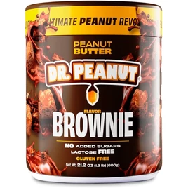 Dr Peanut Pasta De Amendoim Sabor Brownie Com Whey Protein 600G Dr. Peanut