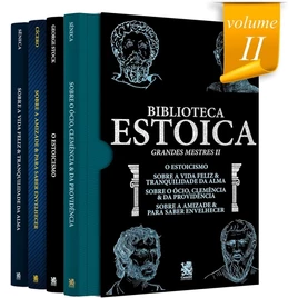 Biblioteca Estoica: Grandes Mestres Volume II – Box com 4 livros Capa comum – 11 setembro 2023