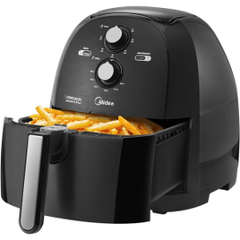 Fritadeira Airfryer Sem Óleo 5,3L,127V, 1700W Preto FRB50P, Midea