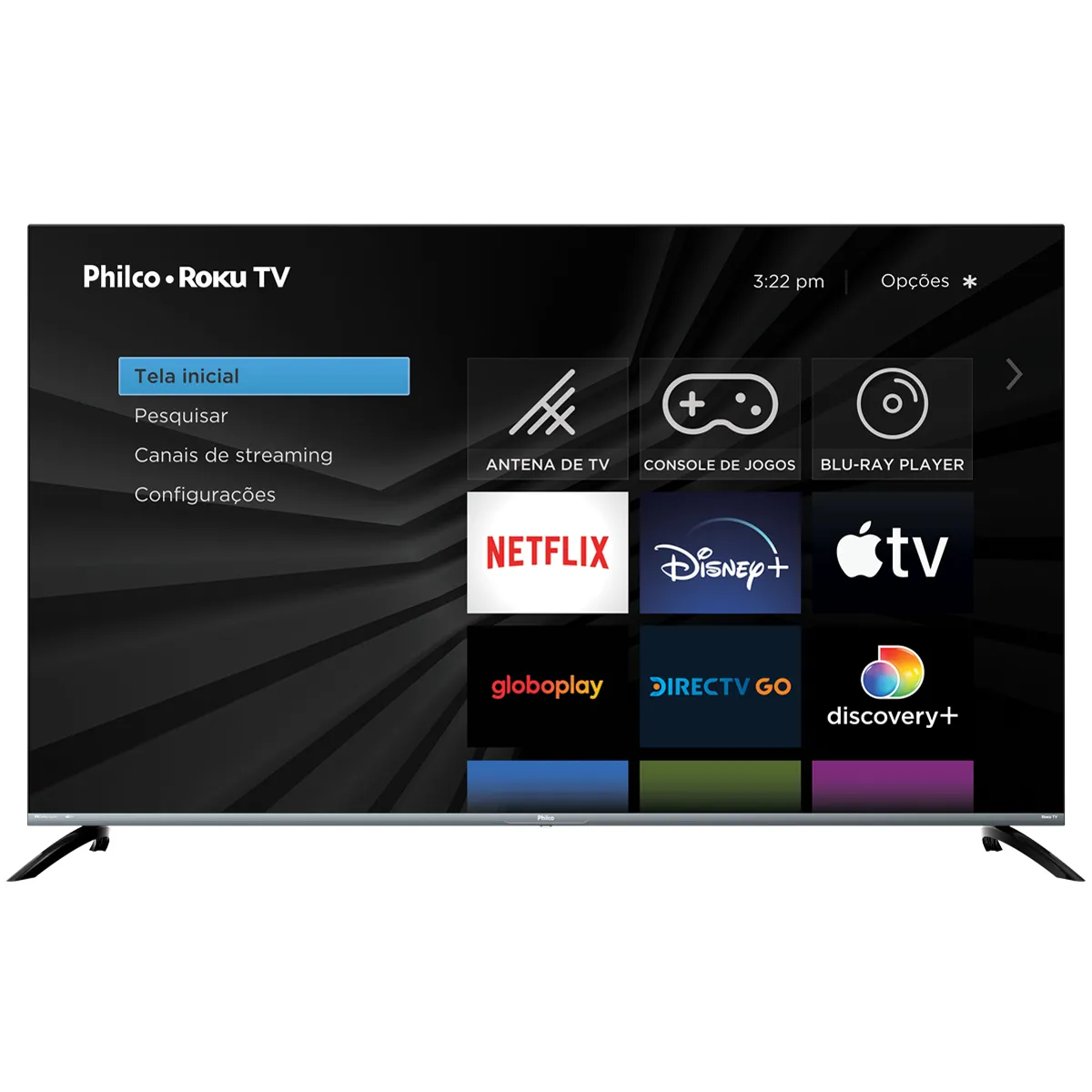 Fast Smart TV Philco 32” PTV32G7PR2CSBLH Dolby Audio Led Bivolt