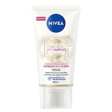 NIVEA LUMINOUS 630 Creme para mãos antimanchas escuras avançado (50 ml), creme para clarear a pele enriquecida com ácido hialurónico, creme para mãos nutritivo para pele luminosa