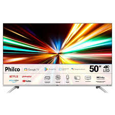 Fast Smart TV Philco 58” PTV58GAGSKSBL Dolby Audio 4K LED