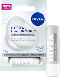 NIVEA Hidratante Labial Ultra Hialurônico 5,2g