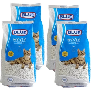 Pack Areia para Gatos Blue White Caixa com 4 Pacotes de 36kg