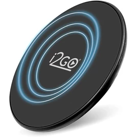 Carregador Sem Fio Fast Charge I2GO 10W Chumbo – I2GO PRO Preto