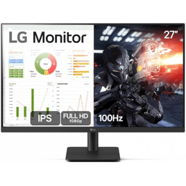 Monitor LG 27” IPS, Full HD, 100Hz, HDMI, Ajuste de Inclinação – 27MS500-B