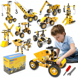 Brastoy Blocos De Construção Conjunto De Aprendizagem Brinquedo STEM Infantil (100 Peças)