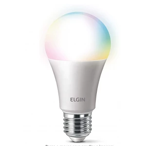 Lâmpada Inteligente Smart Color 10W Elgin RGB Wifi Compatível com Alexa e Google Home