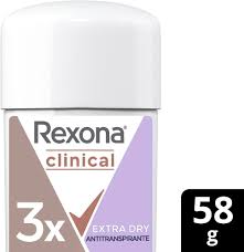 Rexona Clinical Antitranspirante Creme Extra Dry 58G