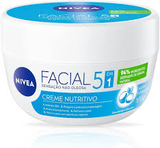 NIVEA Creme Facial Nutritivo 100g – Sua fórmula à base de água, Karité e Vitaminas hidrata por 30h sem deixar a pele oleosa, além de ser um ótimo primer